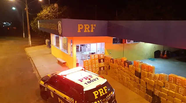 PRF apreende carga de maconha avaliada em R$ 3 milhões