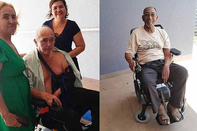 Aquidauanenses recebem cadeiras de rodas motorizadas e comemoram
