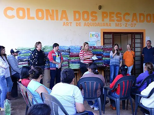GMDSES entrega cobertores nos bairros de Aquidauana