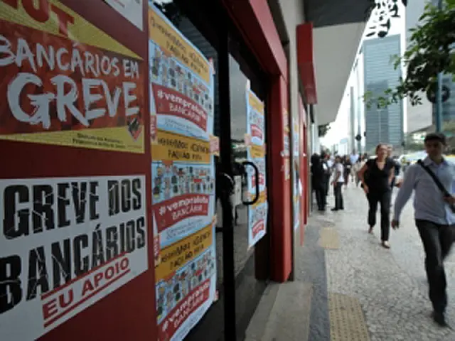 Greve dos bancários fecha 6.145 agências em todo o país