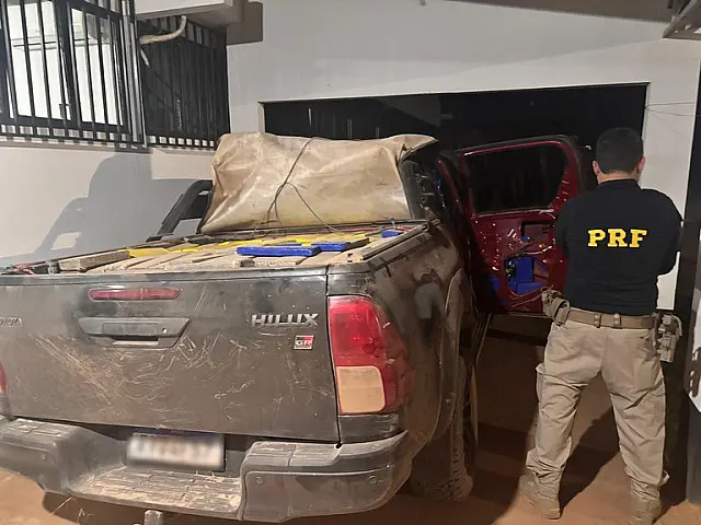 Caminhonete furtada com 1,8 tonelada de maconha é encontrada em Bodoquena