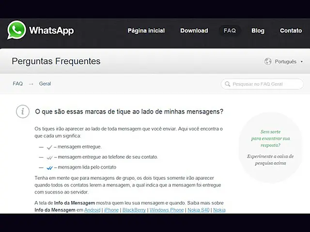 WhatsApp começa a mostrar se mensagens enviadas já foram lidas