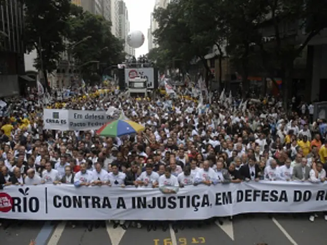 Marcha Veta, Dilma para centro do Rio de Janeiro
