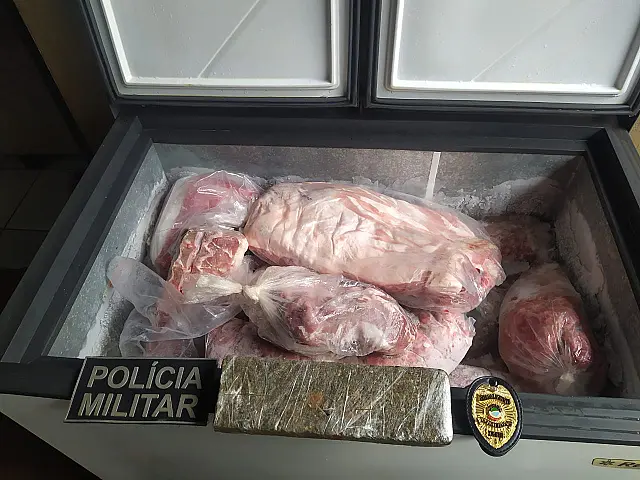 Suspeitos são presos após furtar carne de frigorífico para trocar por drogas em MS