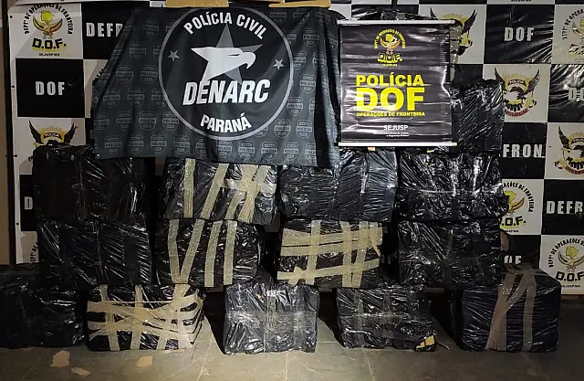 DOF apreende quase 700 kg de maconha em Operação Hórus