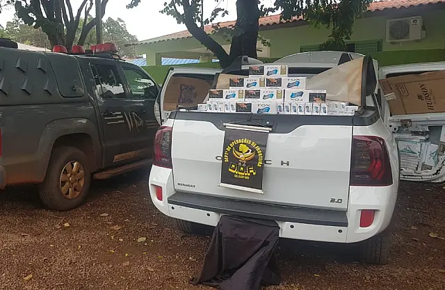 Polícia intercepta contrabando com 2 mil pacotes de cigarro em MS