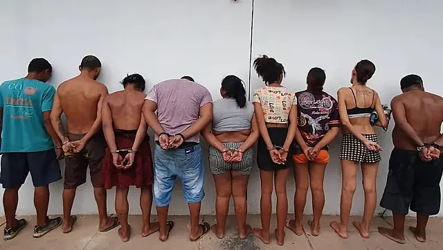 Policiais civis prendem nove suspeitos por tráfico