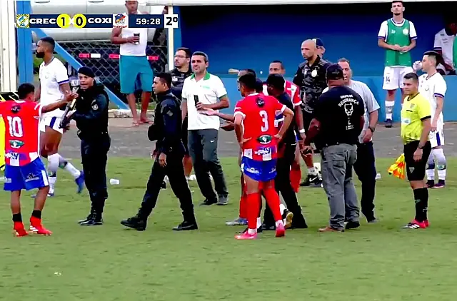 Partida entre Coxim e Costa Rica termina em confusão e acusação de racismo