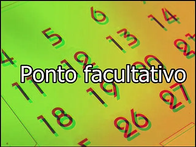 Hoje é ponto facultativo nas repartições públicas municipais