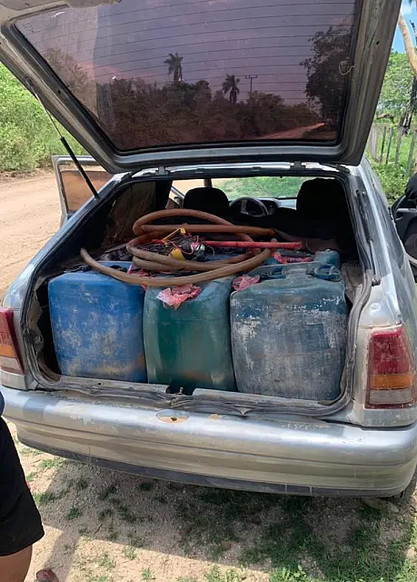 PM apreende 650 litros de combustível contrabandeado em Corumbá