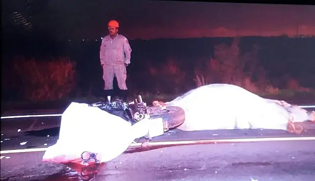 Na Capital, motociclista morre após atropelar uma vaca
