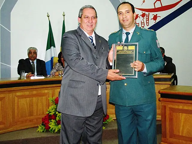 Comandante-geral da PMMS e comandante do 7º BPM são homenageados pela Câmara de Aquidauana