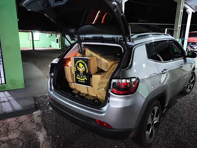 Polícia intercepta carga com R$ 1,3 milhão em maconha em MS