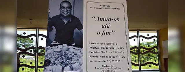 Aquidauana abre exposição gratuita em homenagem a Pe. Thiago