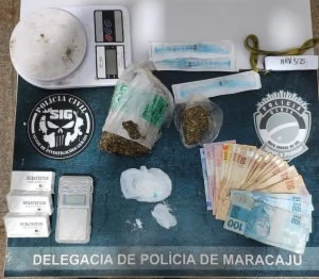 Homem é preso por tráfico de drogas em Maracaju