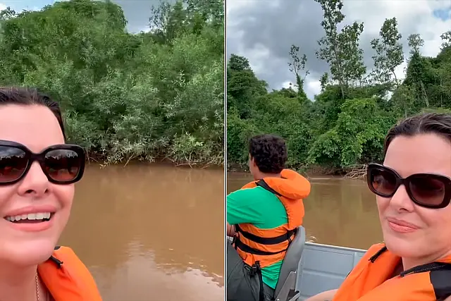 Cantora Ana Paula Valadão visita o Pantanal de Aquidauana
