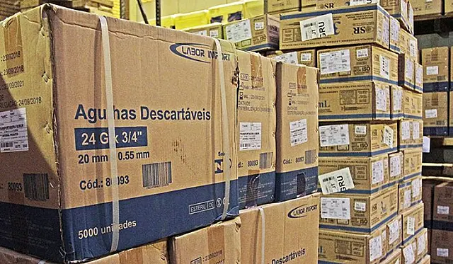 Ministério da Saúde envia à MS seringas e agulhas para vacinação contra Covid-19