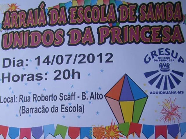 Arraiá da Unidos da Princesa será neste sábado