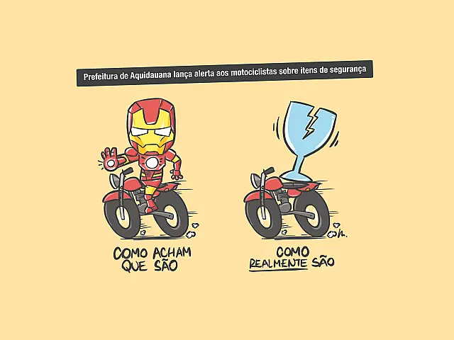 Alguns motociclistas