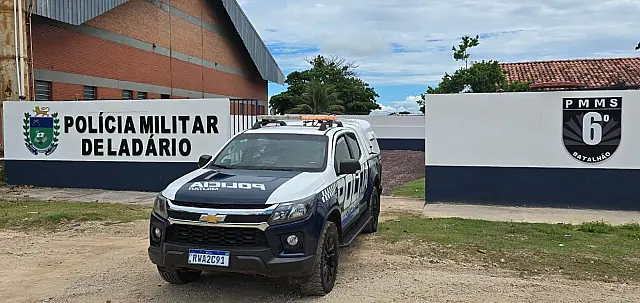 PM conduz suspeito de furto de fios à delegacia em Ladário
