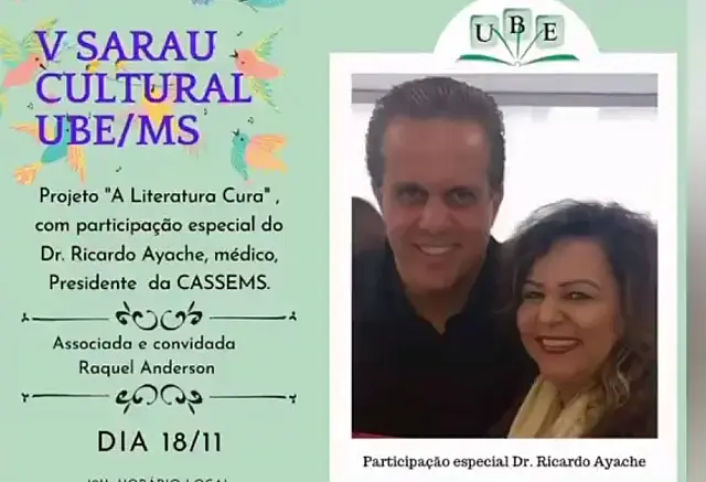 Sarau Cultural aborda a importância da literatura no ambiente hospitalar