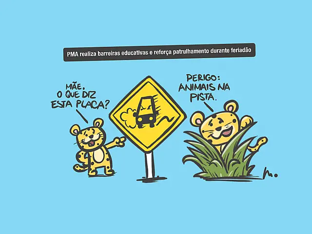 Perigo: animais na pista