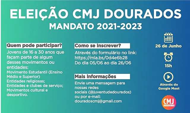 Conselho Municipal da Juventude realiza eleição no próximo sábado