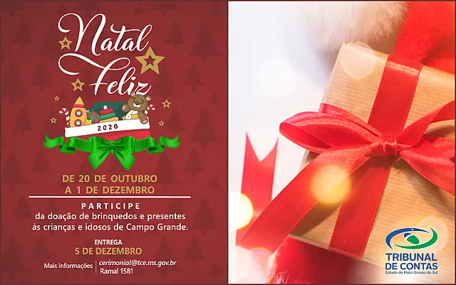 Começa segunda edição da campanha Natal Feliz do TCE