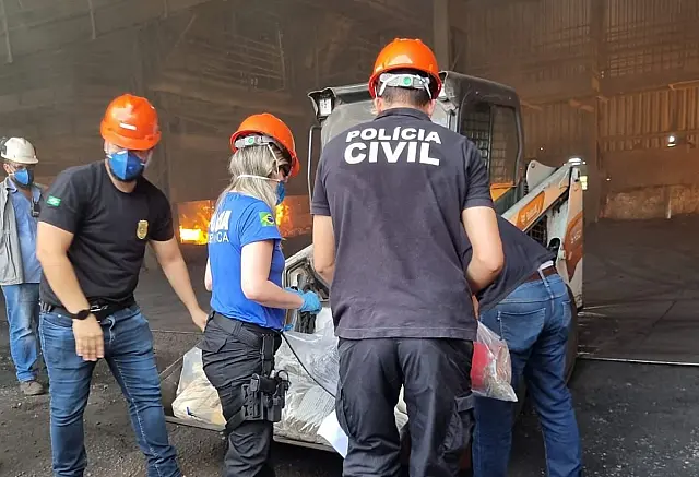 Polícia Civil incinera 490 quilos de entorpecentes em Corumbá