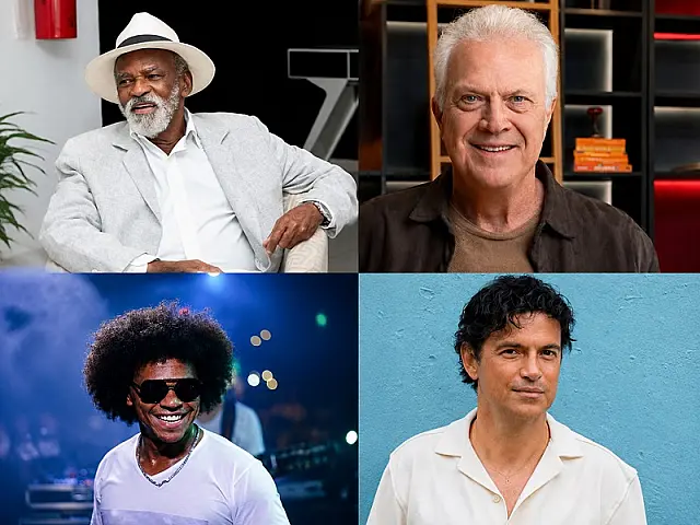 Pedro Bial, Antônio Pitanga e Jorge Vercillo são atrações deste sábado