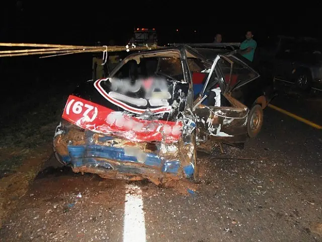Acidente mata motorista na MS-276