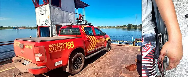 Bombeiros socorrem homem picado por jararaca na Nhecolândia