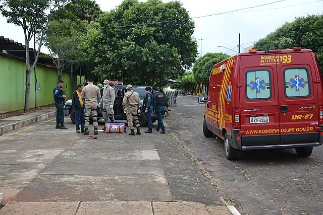 Casal entra em vias de fato e mobiliza ação do Corpo de Bombeiros