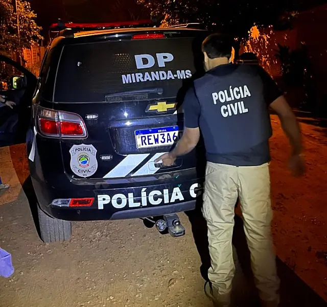 Estelionatário é preso após fraudes em contratos de engenharia em Miranda