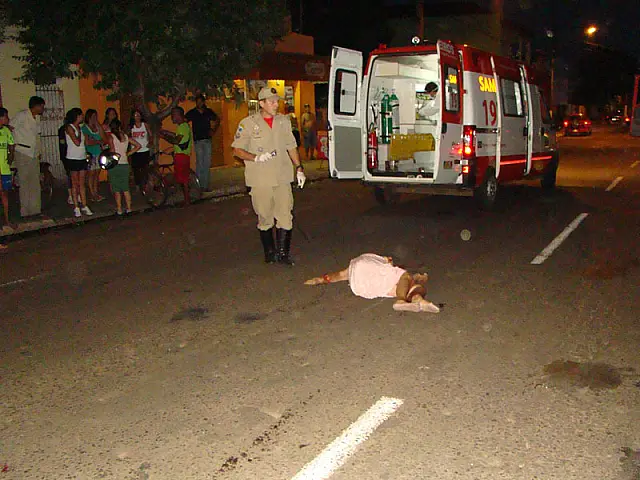 Idosos morrem atropelados por moto no Bairro Alto