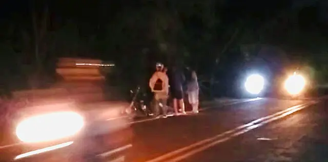 Ciclista fica ferido em colisão com próximo a MS-450 de Aquidauana