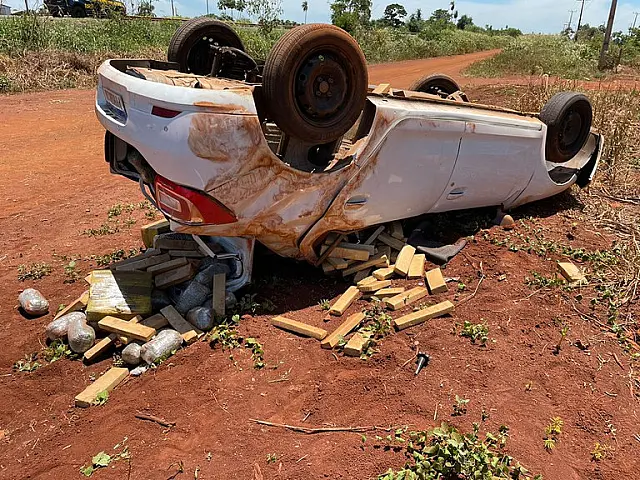 PRF apreende mais de 390 kg de maconha na BR-163