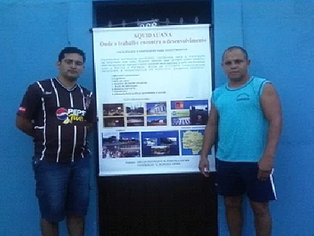 Dupla representa Aquidauana em encontro estadual de geógrafos
