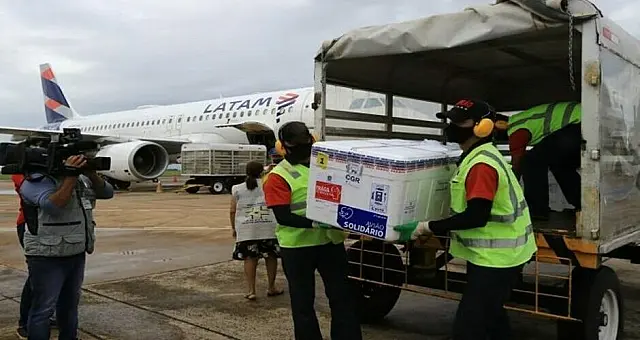 Estado recebe novas doses da vacina contra covid-19