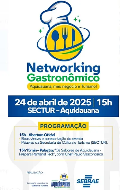 Networking Gastronômico celebra os sabores e o turismo de Aquidauana