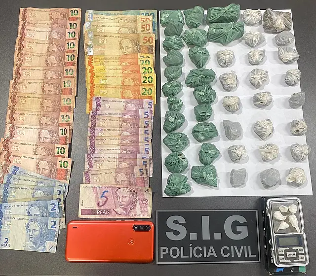 Jovem é preso com quase 50 porções de droga em Ivinhema