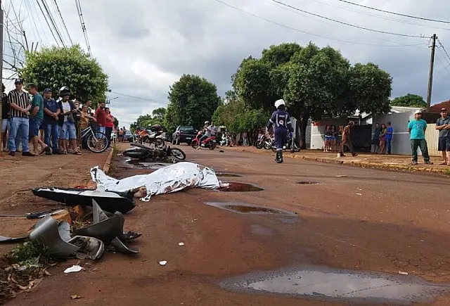 Motociclista de 28 anos morre em colisão com caminhonete em Dourados