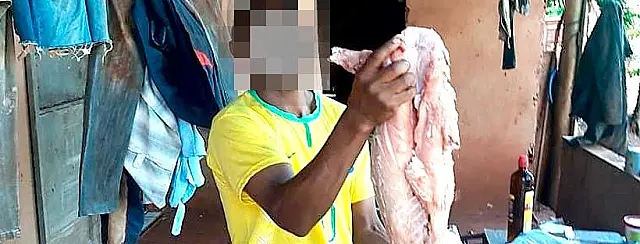 Após foto no Facebook, PMA localiza e multa caçador de jacaré