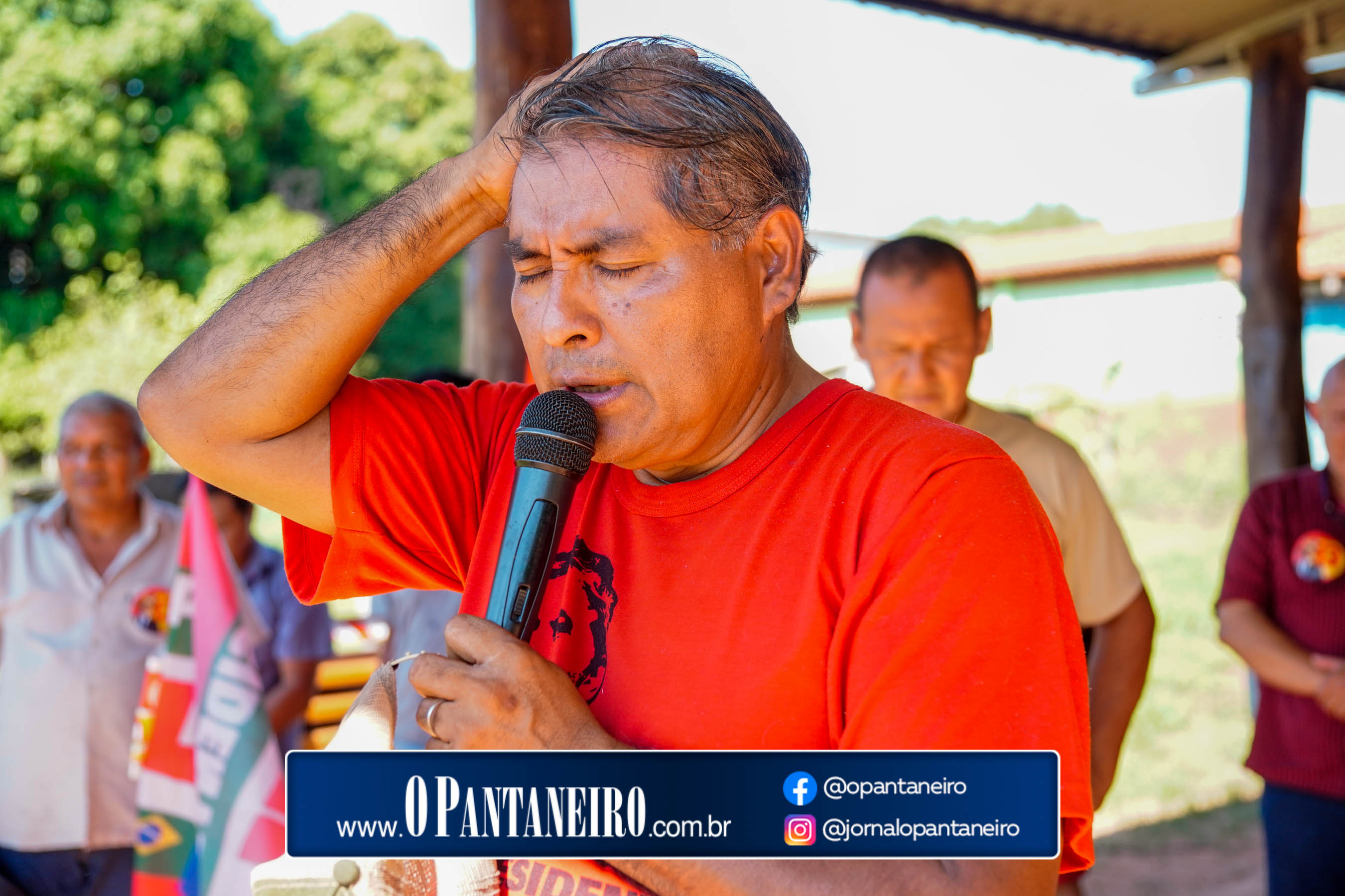 Carreata do Lula em Nioaque - Brejão e cidade O Pantaneiro