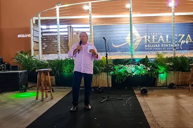 Leilão 'Realeza Nelore Pintado PO' é evento de sucesso de Hélio Correa de Assunção