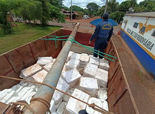 PMR apreende agrotóxicos avaliados em R$ 5,9 milhões