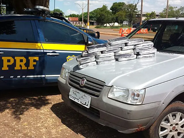 Idoso é preso transportando 20,4 quilos de cocaína