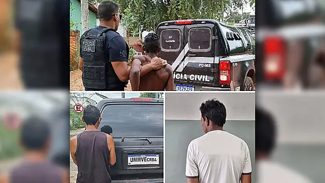 Polícia prende condenados por estupro e tráfico em Ladário