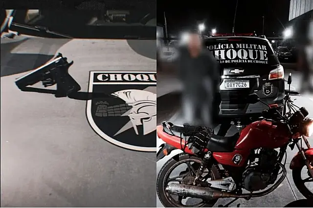 Choque pega ladrão no flagra assaltando e chutando mulher na Capital