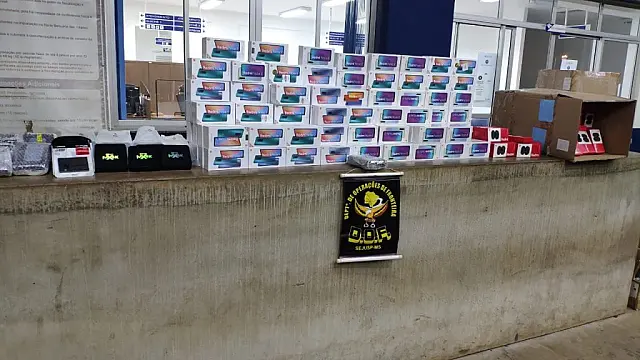 Polícia apreende mais de 100 celulares avaliados em R$ 400 mil em MS